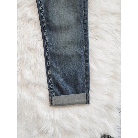 CALVIN KLEIN SLIM BOYFRIEND CUFFED WOMEN'S JEANS - SIZE 6 - Picture 8 of 11